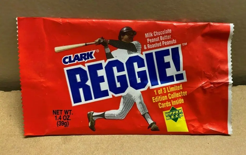original wrapper from the clark candy Reggie! Bar