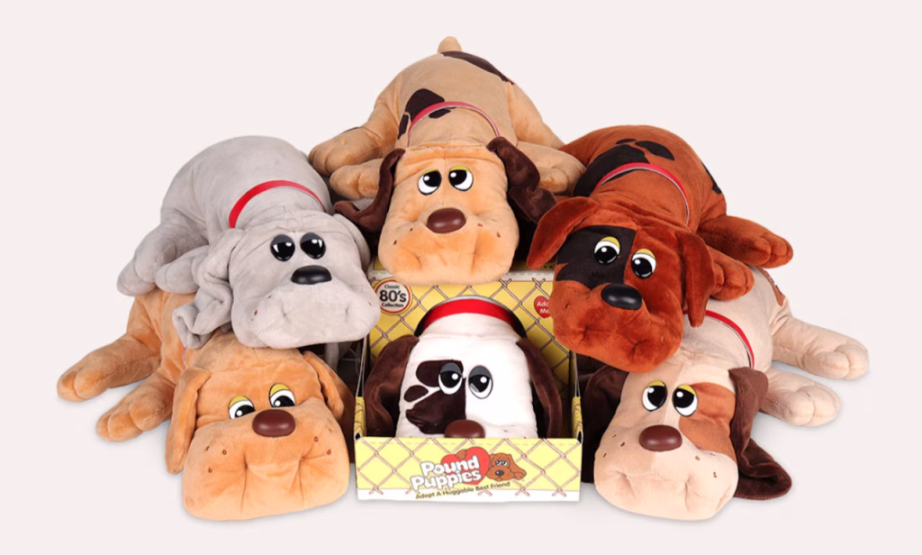 totally awesome 80s pound puppies stuffed toys that every 80s kids loved. Pound puppies are my one and only puppy love.