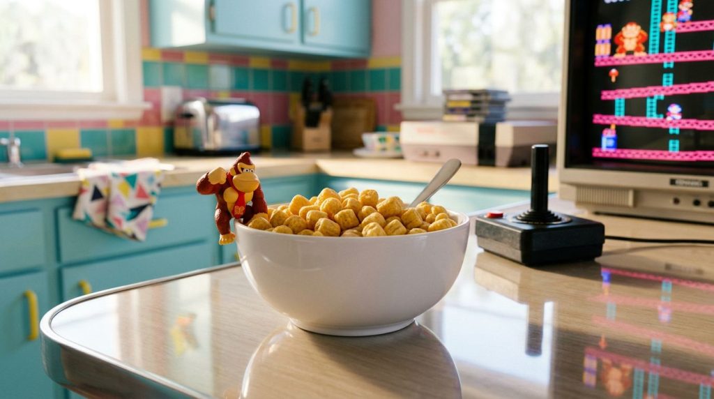 Donkey Kong Cereal and the Barrel-Puff Breakfast Craze
