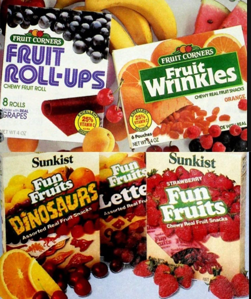 discontinued fruit wrinkles candy in dinosaur shapes and other fun shapes from sunkist