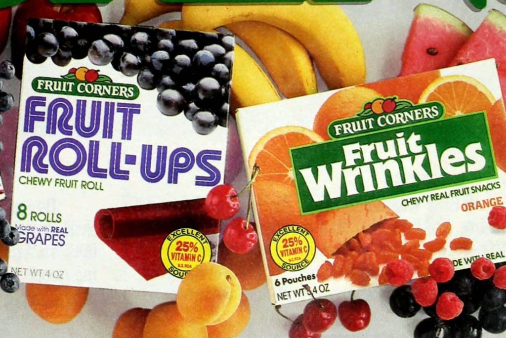 the original fruit wrinkles candy from sunkist that was discontinued in the 80s