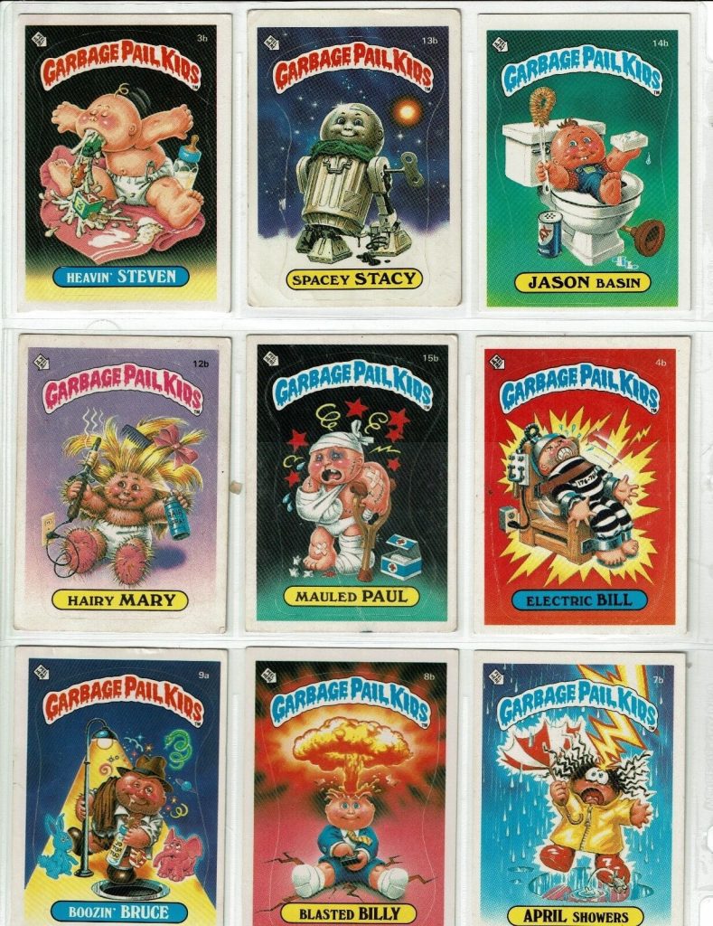 these original vintage 80s Garbage Pail Kids trading cards can bring you in a profit.