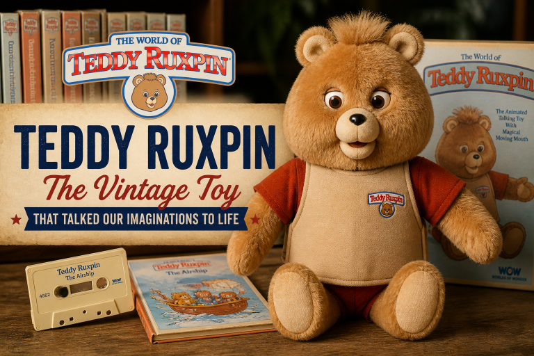 teddy ruxpin vintage 80s toy featured image