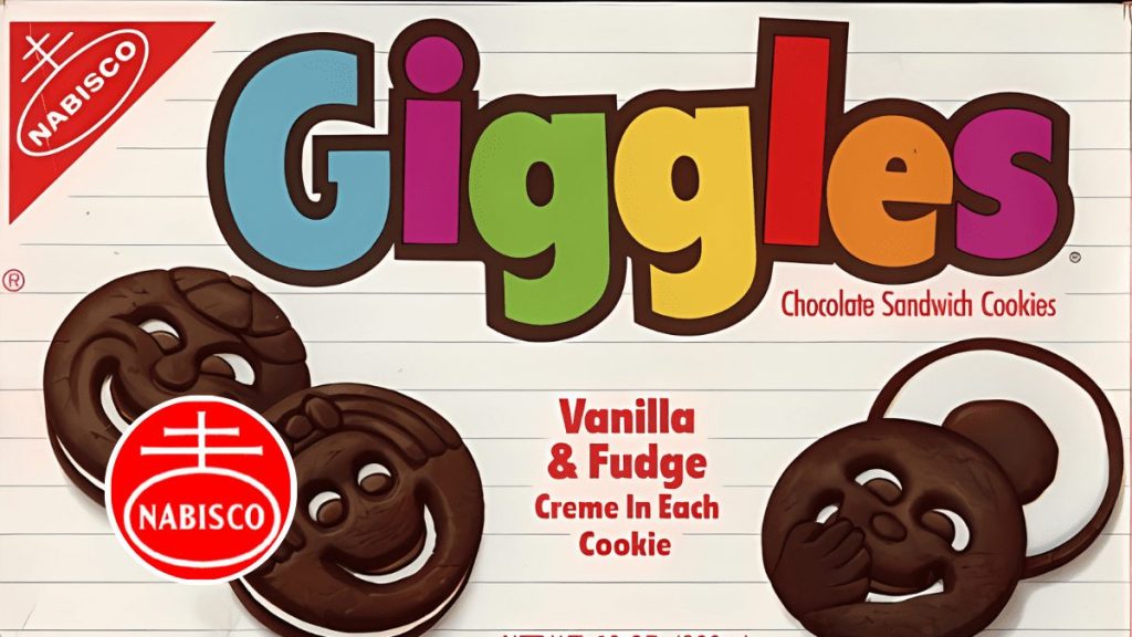Chocolate Giggles Cookies from the 80s