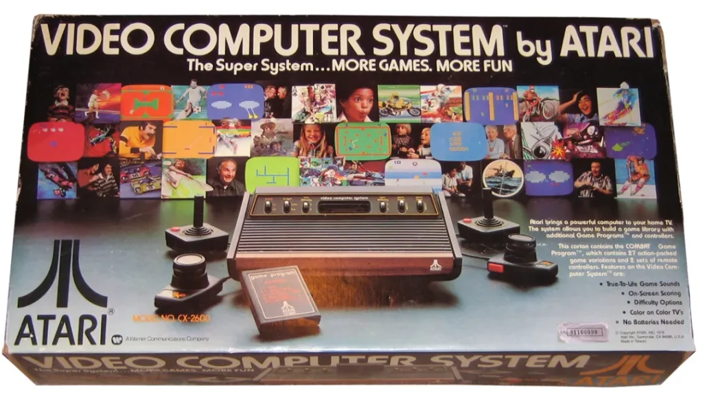 the back part of an Atari 2600 video computer system game player