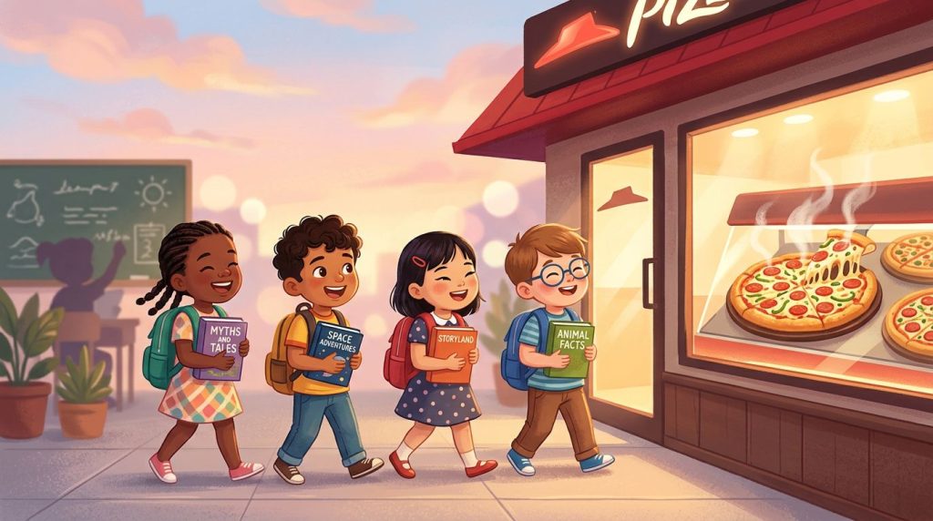 Pizza Hut BOOK IT! and the Free Pizza Prize Kids Chased