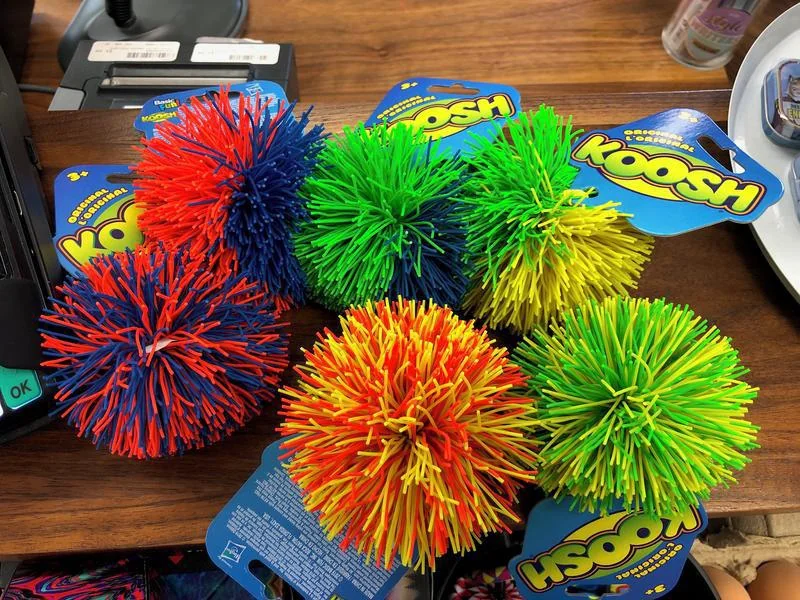 koosh balls became popular in the 1980s