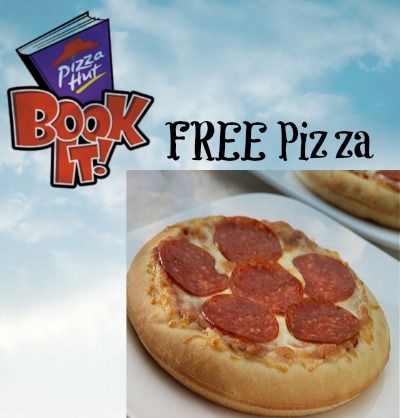 free personal pan pizza From Pizza Hut Book It! program