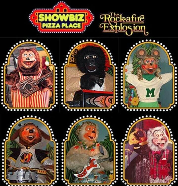 ShowBiz Pizza Place Rockafire animatronic band