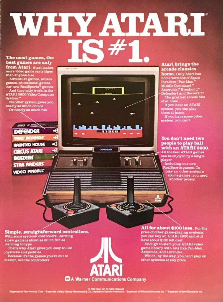 Why Atari is #1 Retro 80s advertisement