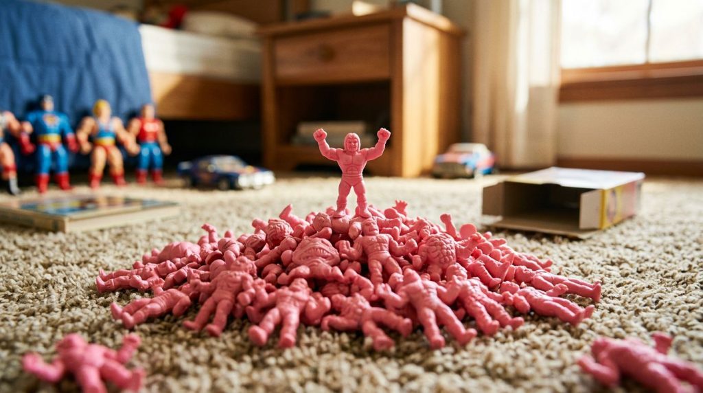M.U.S.C.L.E. Figures: Tiny Wrestlers, Huge 80s Fun