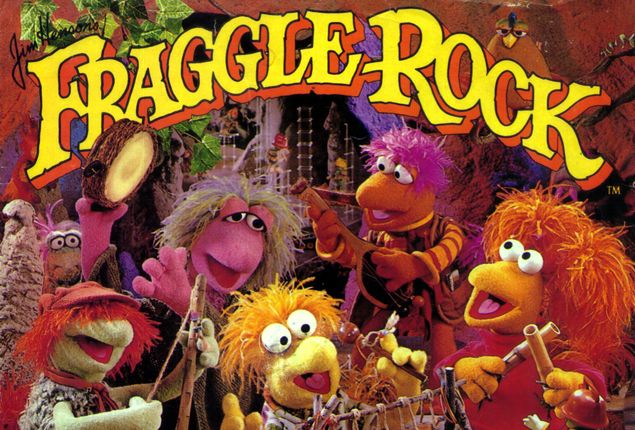original fraggle rock logo and 80s tv show on hob