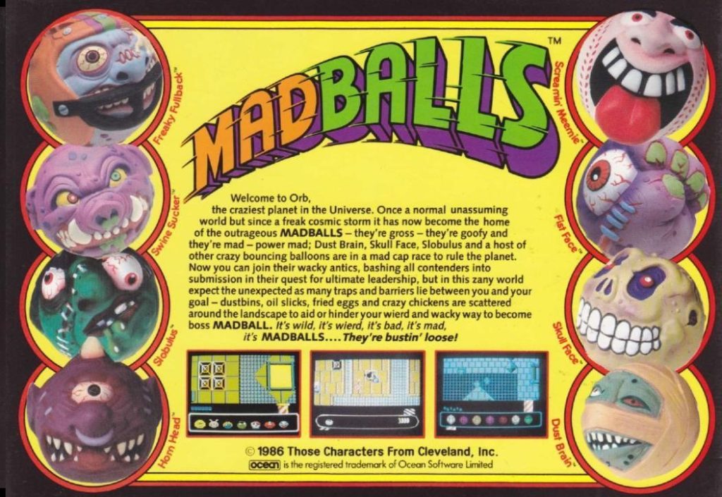 madballs 80s toys promo image for video game