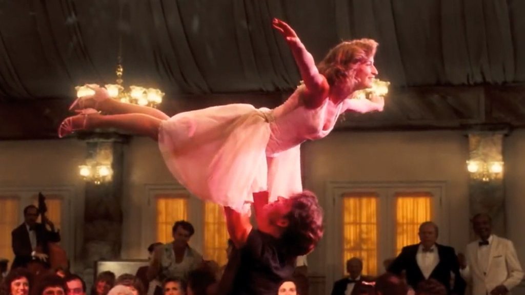 johnny lifting baby in the final dance scene of dirty dancing