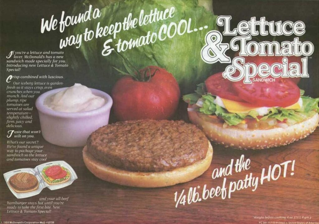 McDLT From the 80s