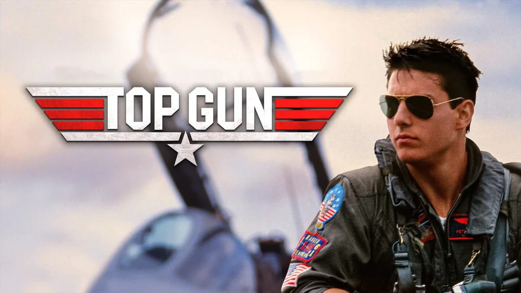 Tom Cruise in Top Gun 1986 Movie